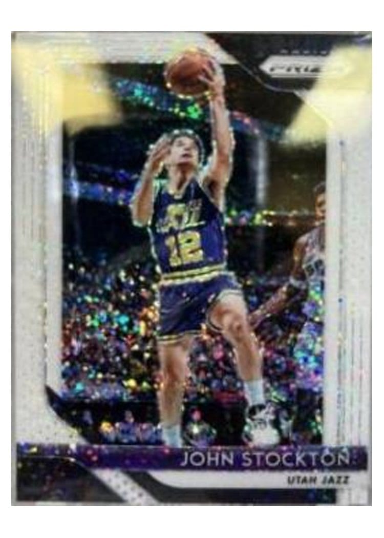 2018-19 Panini Prizm Base Set John Stockton #185 card