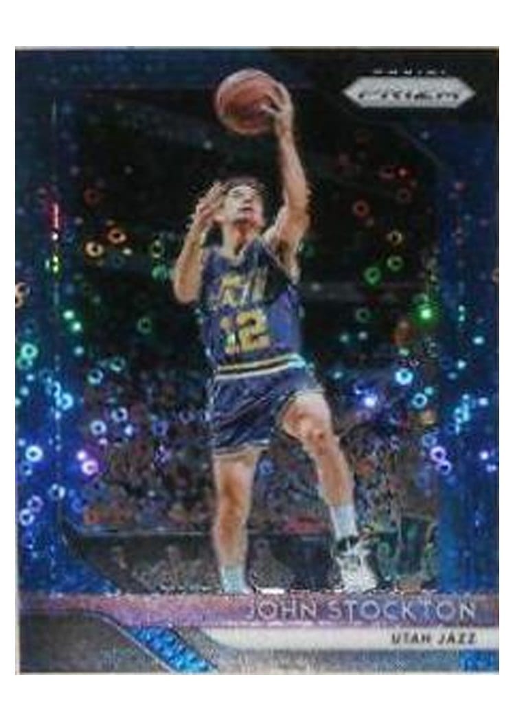2018-19 Panini Prizm Base Set John Stockton #185 card
