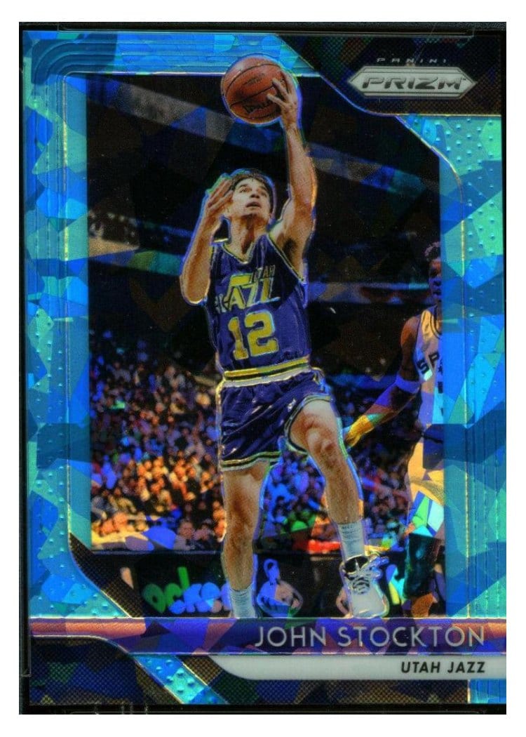 2018-19 Panini Prizm Base Set John Stockton #185 card