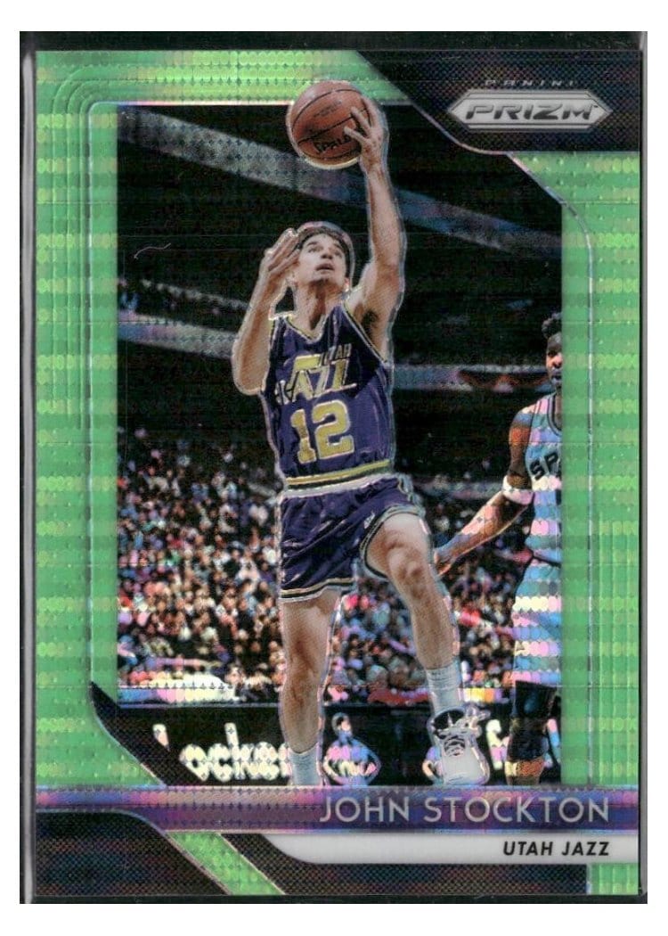 2018-19 Panini Prizm Base Set John Stockton #185 card