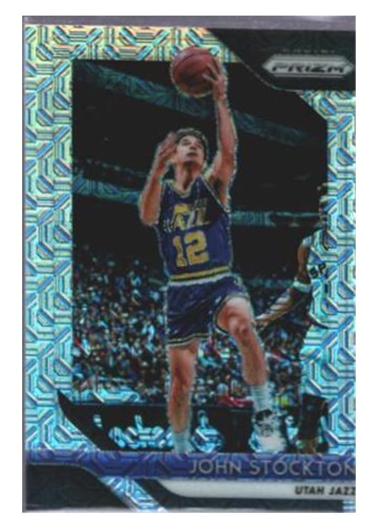 2018-19 Panini Prizm Base Set John Stockton #185 card