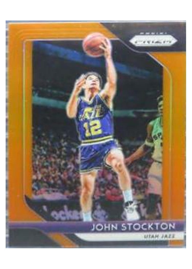 2018-19 Panini Prizm Base Set John Stockton #185 card