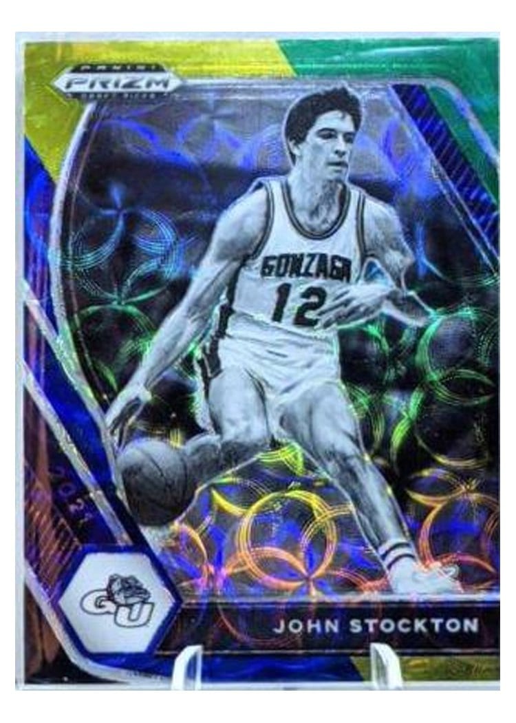 2021-22 Panini Prizm Base Set John Stockton #267 card