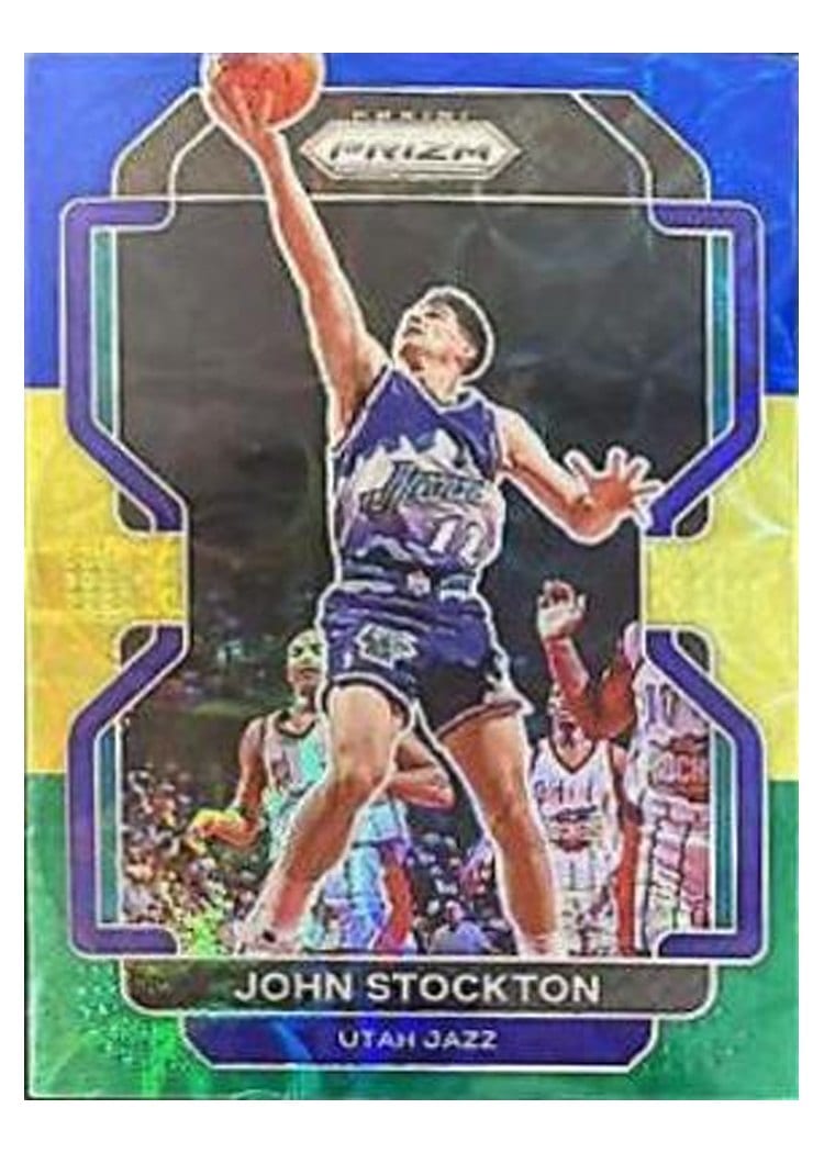 2021-22 Panini Prizm Base Set John Stockton #267 card