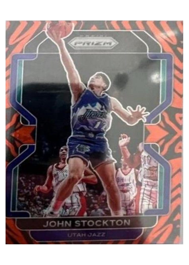 2021-22 Panini Prizm Base Set John Stockton #267 card