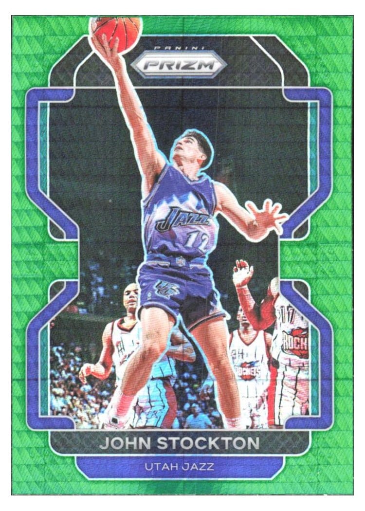 2021-22 Panini Prizm Base Set John Stockton #267 card