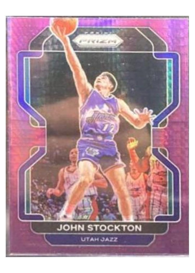 2021-22 Panini Prizm Base Set John Stockton #267 card