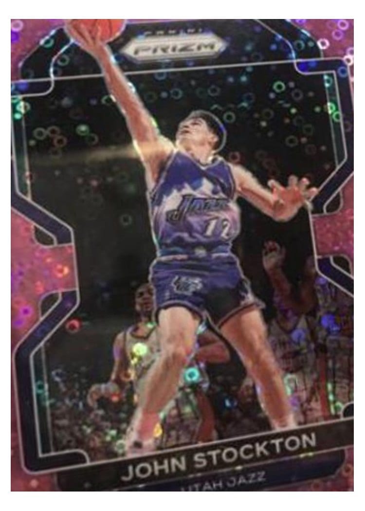 2021-22 Panini Prizm Base Set John Stockton #267 card
