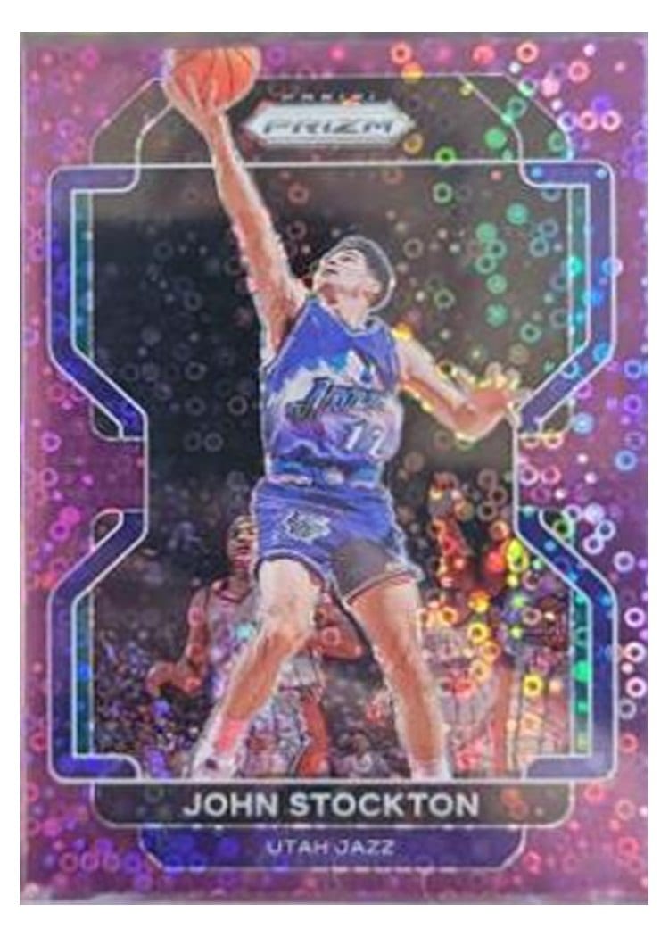 2021-22 Panini Prizm Base Set John Stockton #267 card