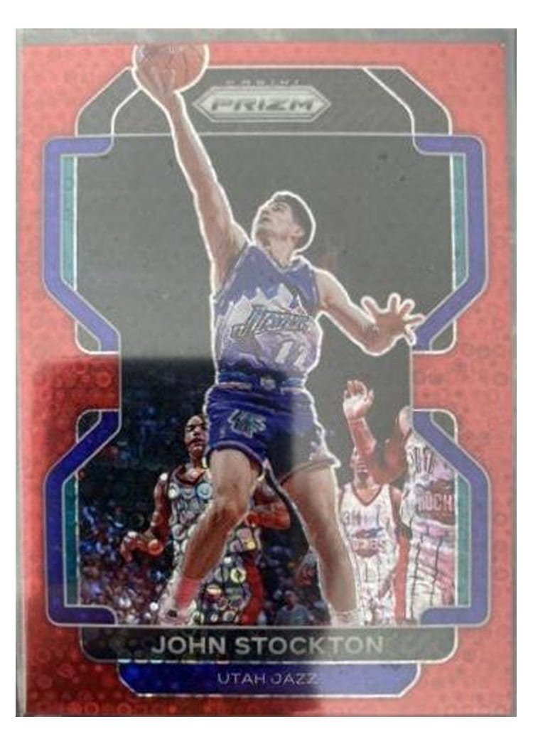 2021-22 Panini Prizm Base Set John Stockton #267 card
