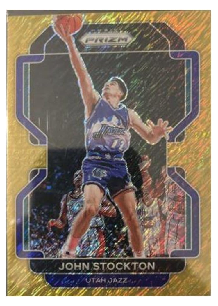 2021-22 Panini Prizm Base Set John Stockton #267 card