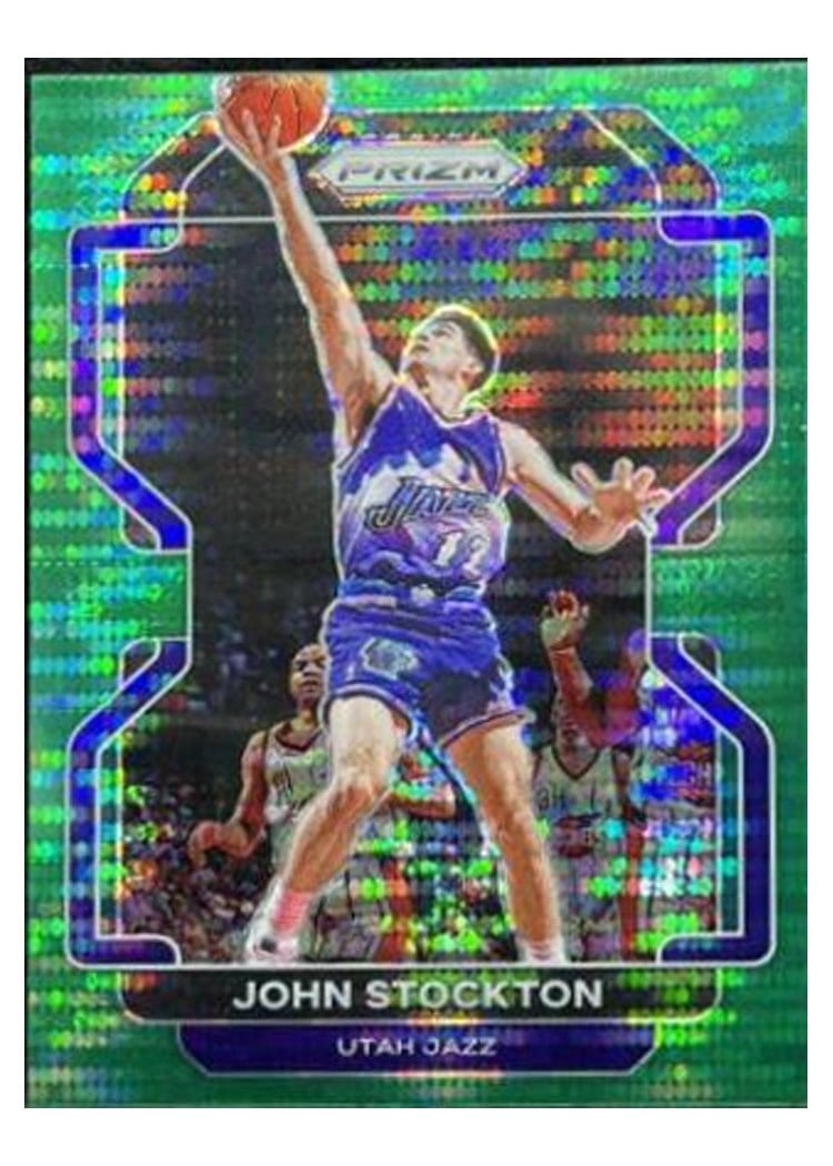 2021-22 Panini Prizm Base Set John Stockton #267 card