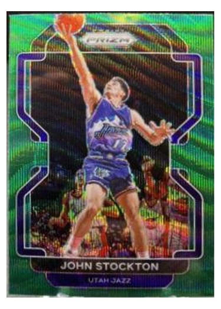 2021-22 Panini Prizm Base Set John Stockton #267 card