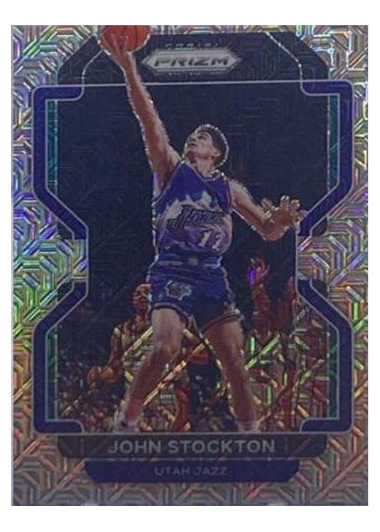 2021-22 Panini Prizm Base Set John Stockton #267 card