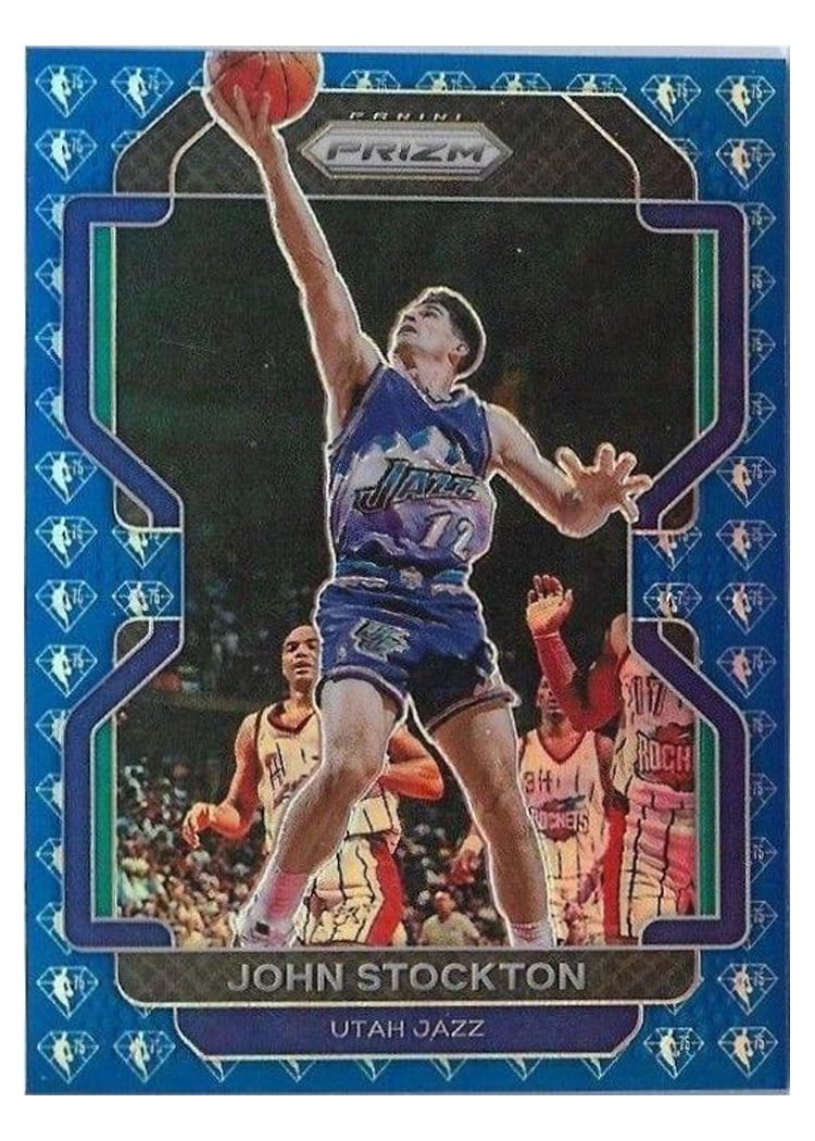 2021-22 Panini Prizm Base Set John Stockton #267 card