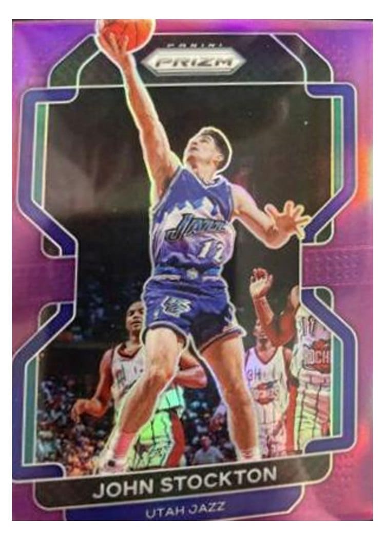 2021-22 Panini Prizm Base Set John Stockton #267 card