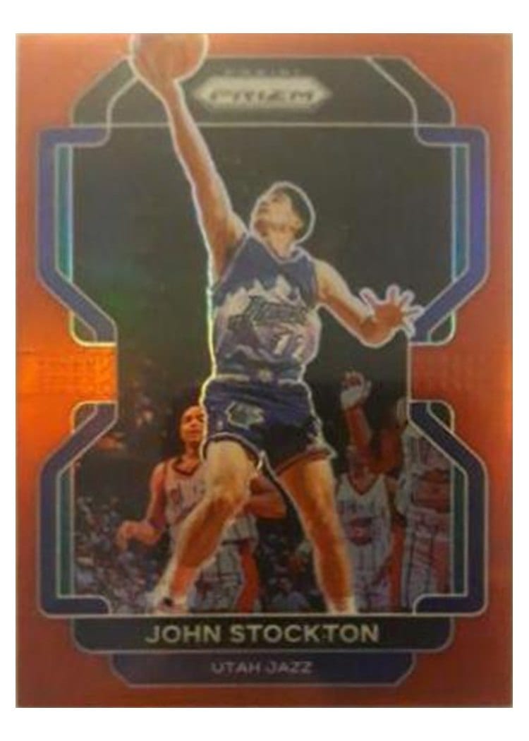 2021-22 Panini Prizm Base Set John Stockton #267 card