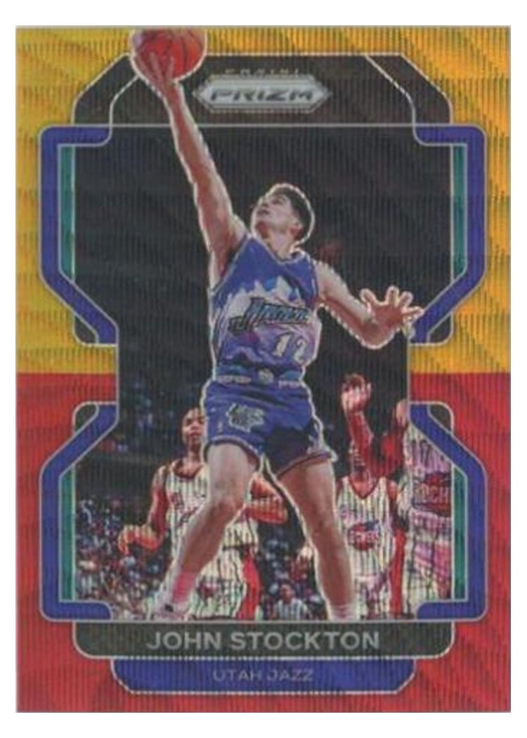 2021-22 Panini Prizm Base Set John Stockton #267 card
