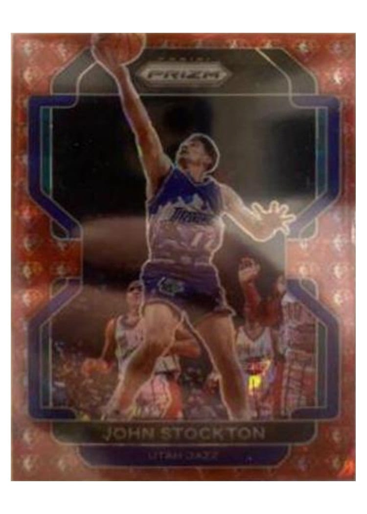 2021-22 Panini Prizm Base Set John Stockton #267 card