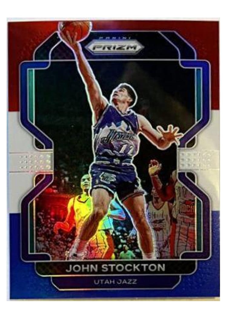 2021-22 Panini Prizm Base Set John Stockton #267 card