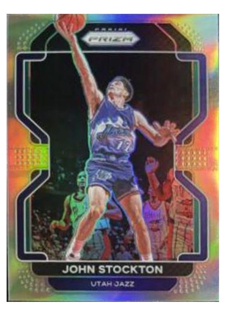 2021-22 Panini Prizm Base Set John Stockton #267 card