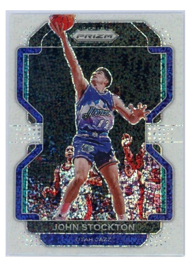 2021-22 Panini Prizm Base Set John Stockton #267 card