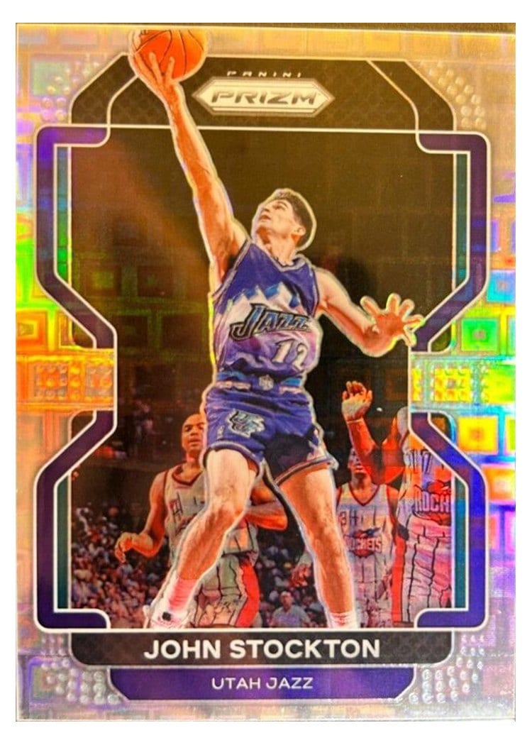 2021-22 Panini Prizm Base Set John Stockton #267 card