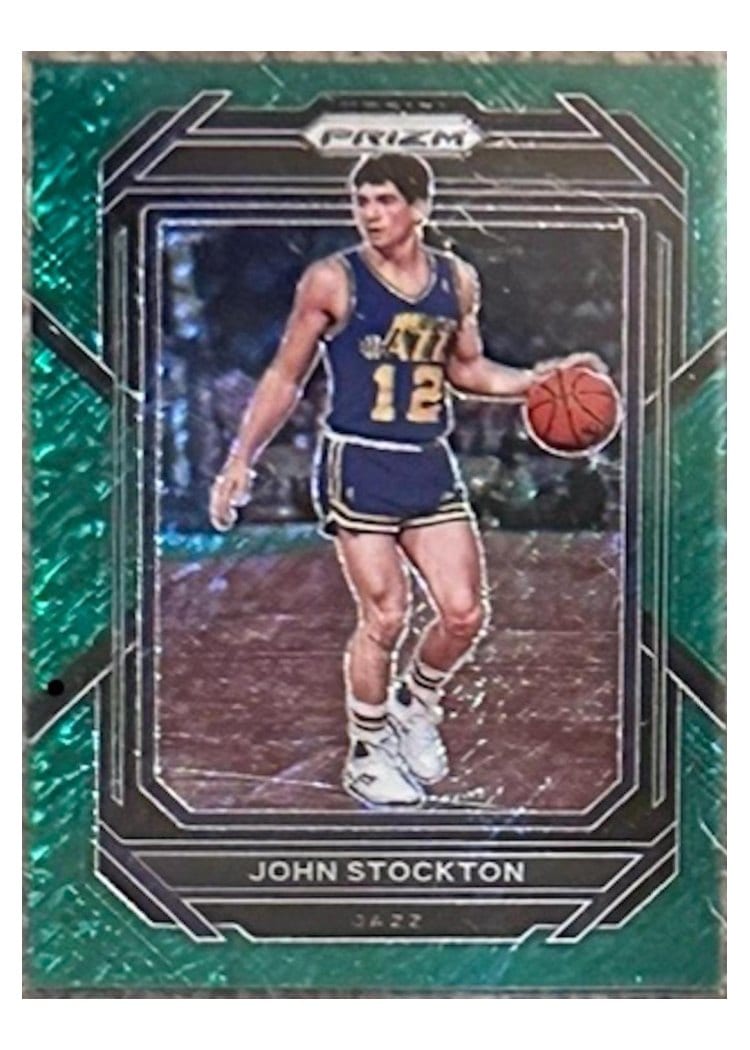 2022-23 Panini Prizm Base Set John Stockton #292 card