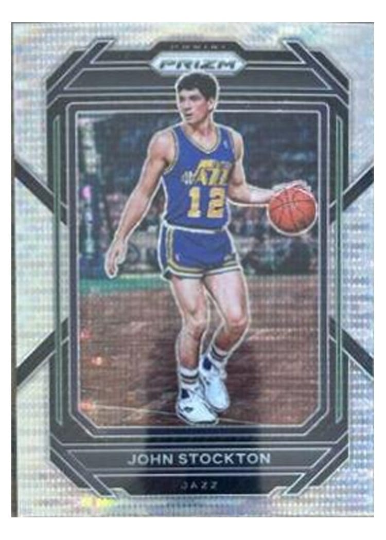 2022-23 Panini Prizm Base Set John Stockton #292 card