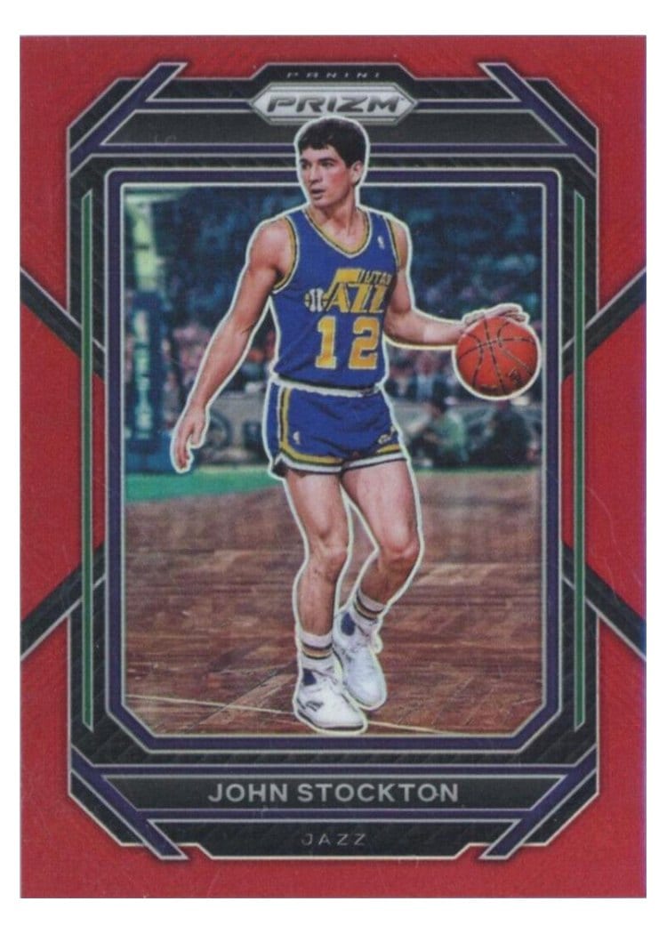 2022-23 Panini Prizm Base Set John Stockton #292 card