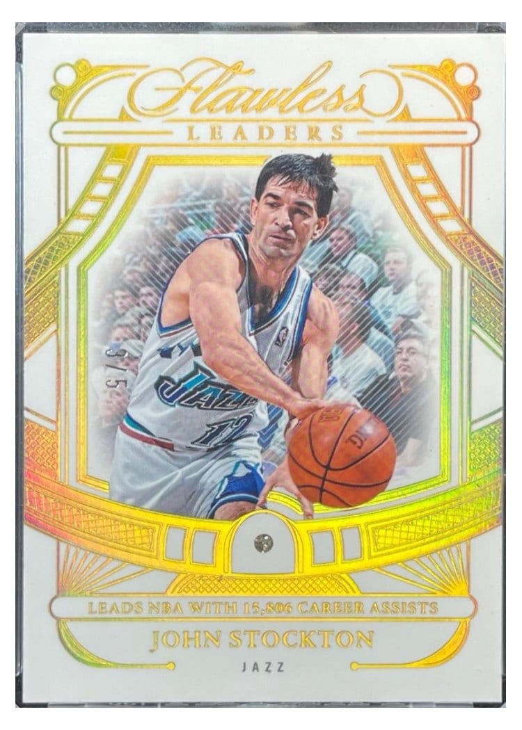 2023-24 Panini Flawless Flawless Leaders John Stockton #164 card