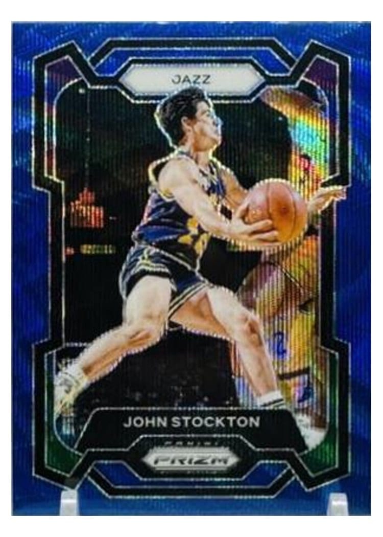 2023-24 Panini Prizm Base Set John Stockton #198 card
