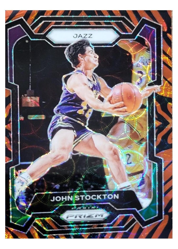 2023-24 Panini Prizm Base Set John Stockton #198 card