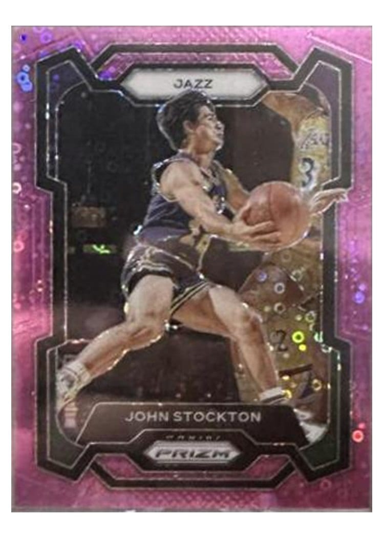 2023-24 Panini Prizm Base Set John Stockton #198 card
