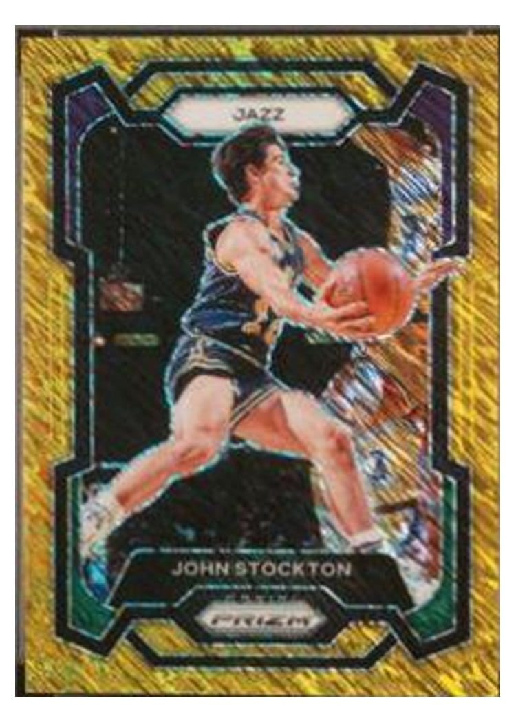 2023-24 Panini Prizm Base Set John Stockton #198 card