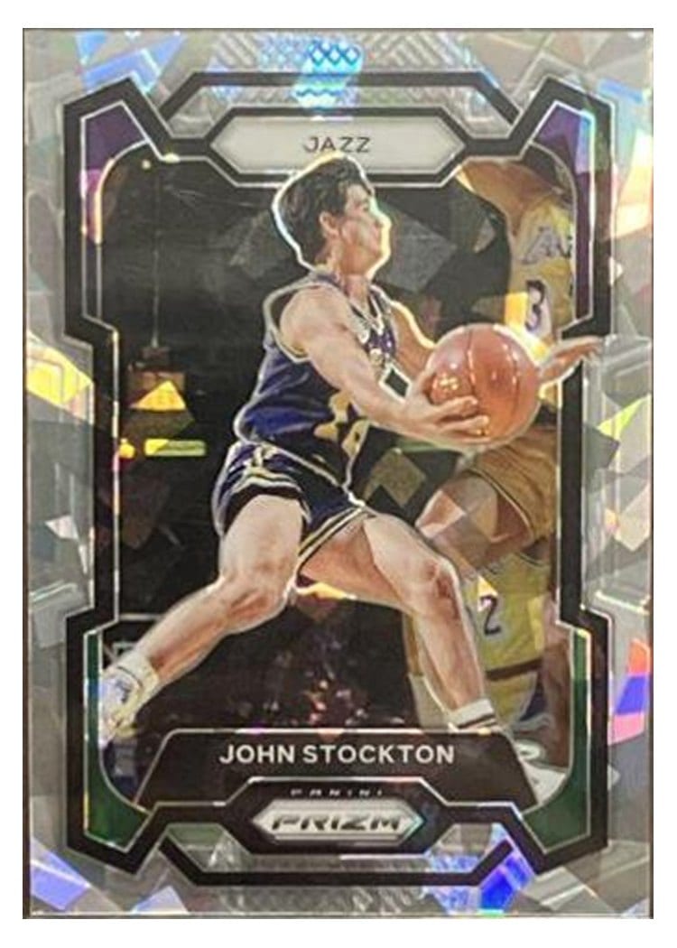 2023-24 Panini Prizm Base Set John Stockton #198 card