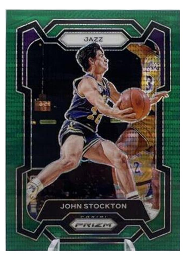2023-24 Panini Prizm Base Set John Stockton #198 card