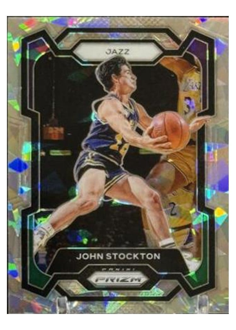 2023-24 Panini Prizm Base Set John Stockton #198 card