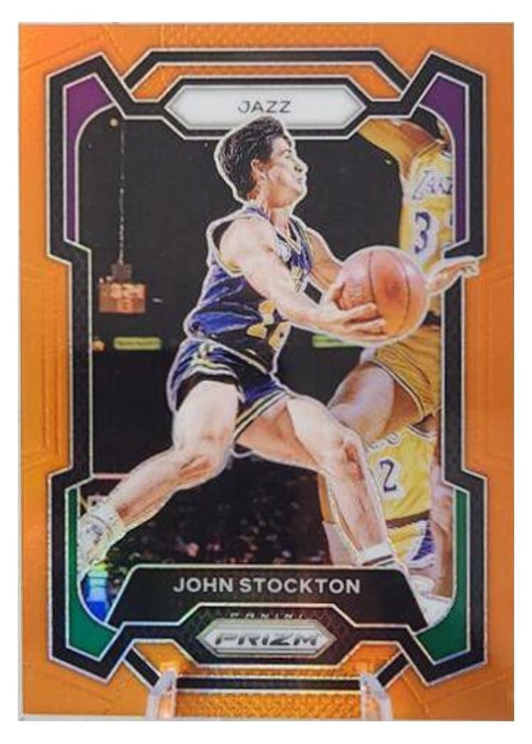 2023-24 Panini Prizm Base Set John Stockton #198 card