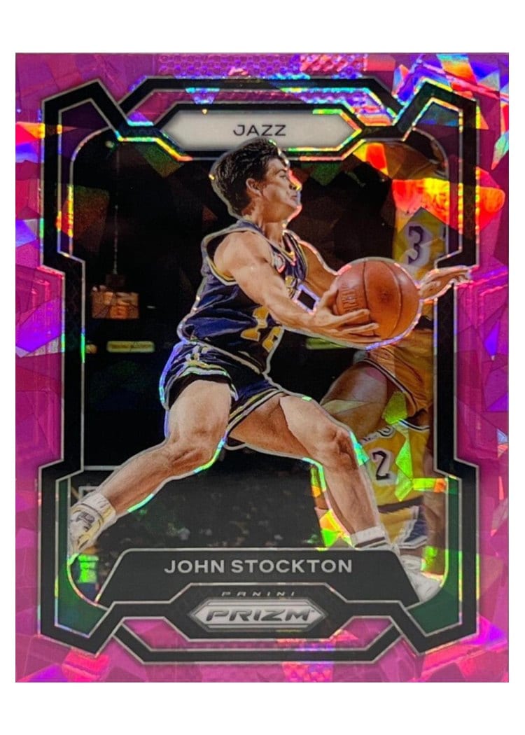 2023-24 Panini Prizm Base Set John Stockton #198 card