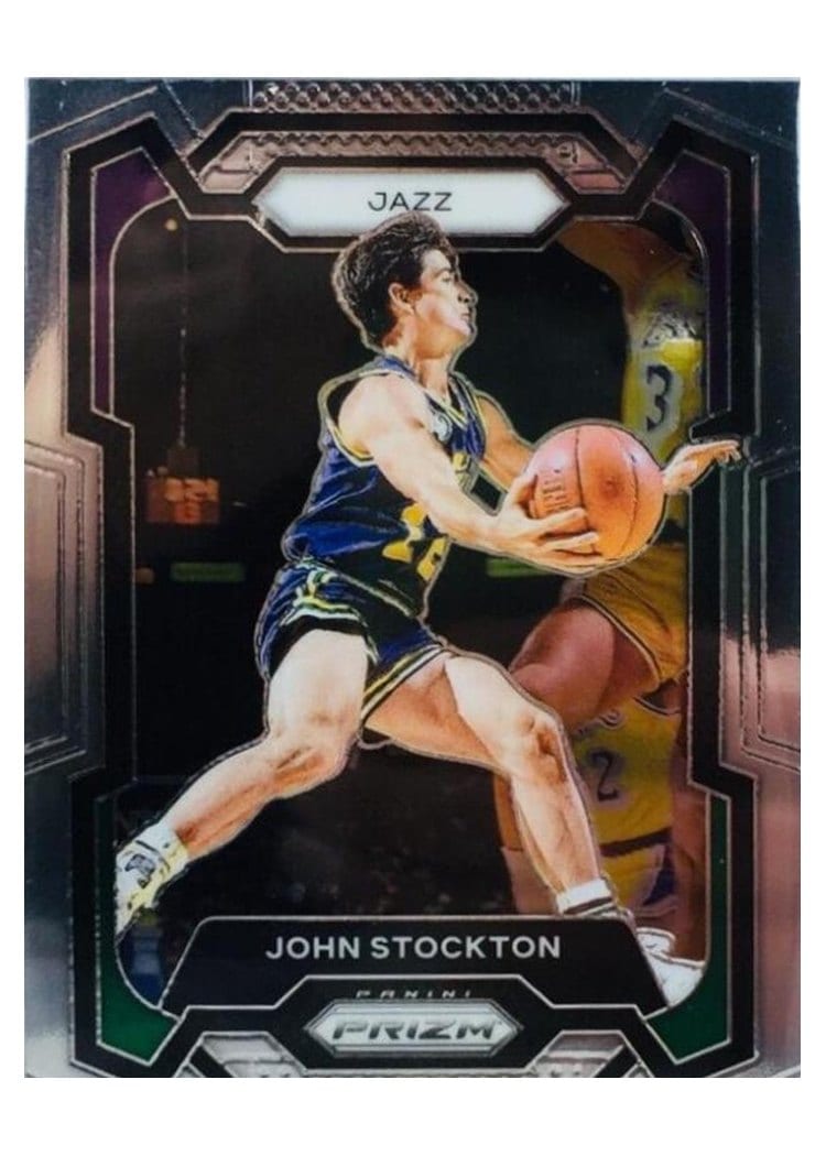 2023-24 Panini Prizm Base Set John Stockton #198 card