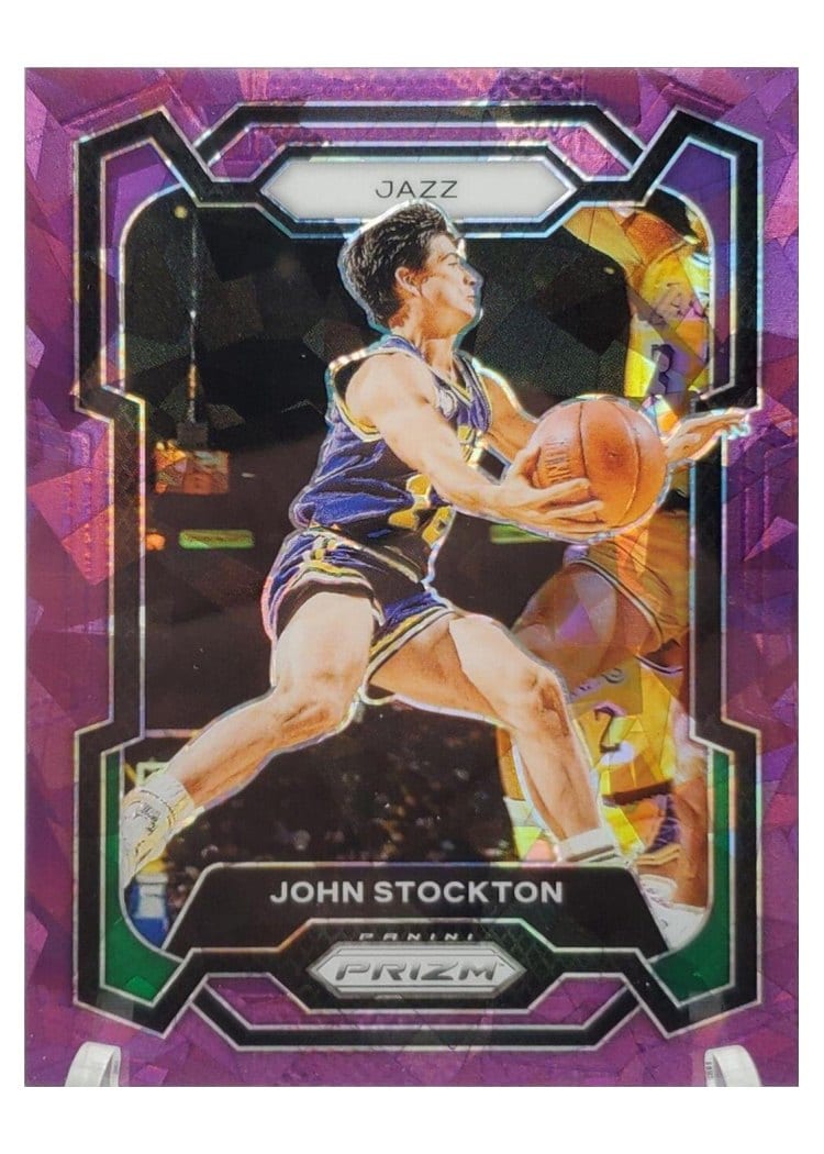 2023-24 Panini Prizm Base Set John Stockton #198 card