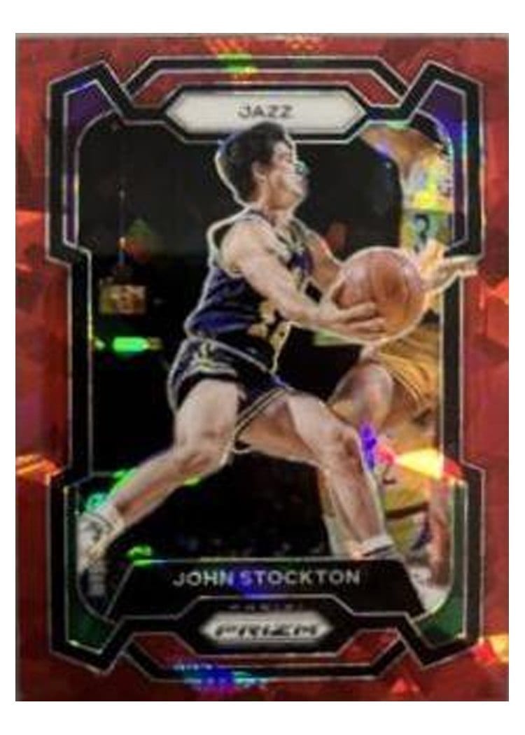 2023-24 Panini Prizm Base Set John Stockton #198 card