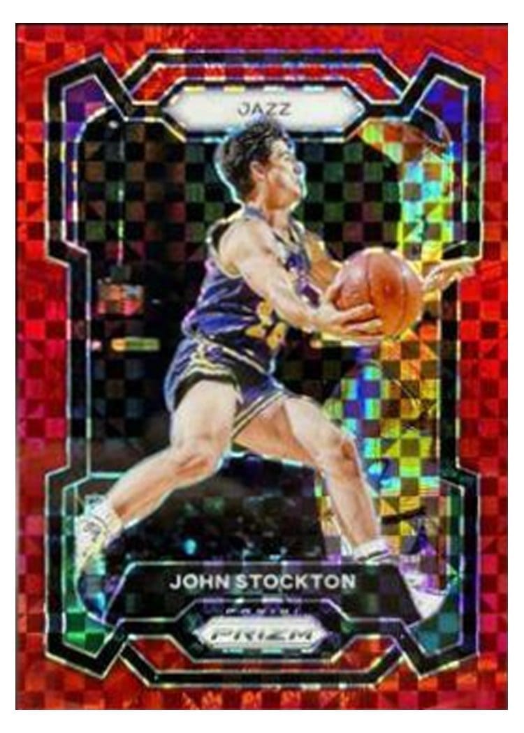 2023-24 Panini Prizm Base Set John Stockton #198 card