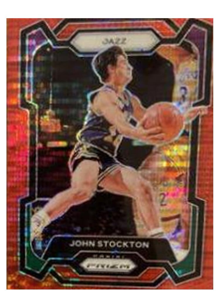 2023-24 Panini Prizm Base Set John Stockton #198 card