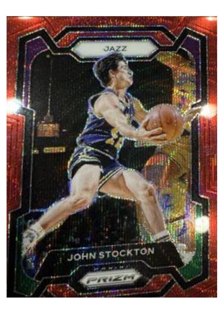 2023-24 Panini Prizm Base Set John Stockton #198 card