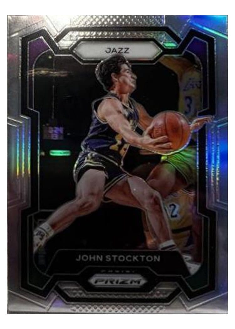 2023-24 Panini Prizm Base Set John Stockton #198 card