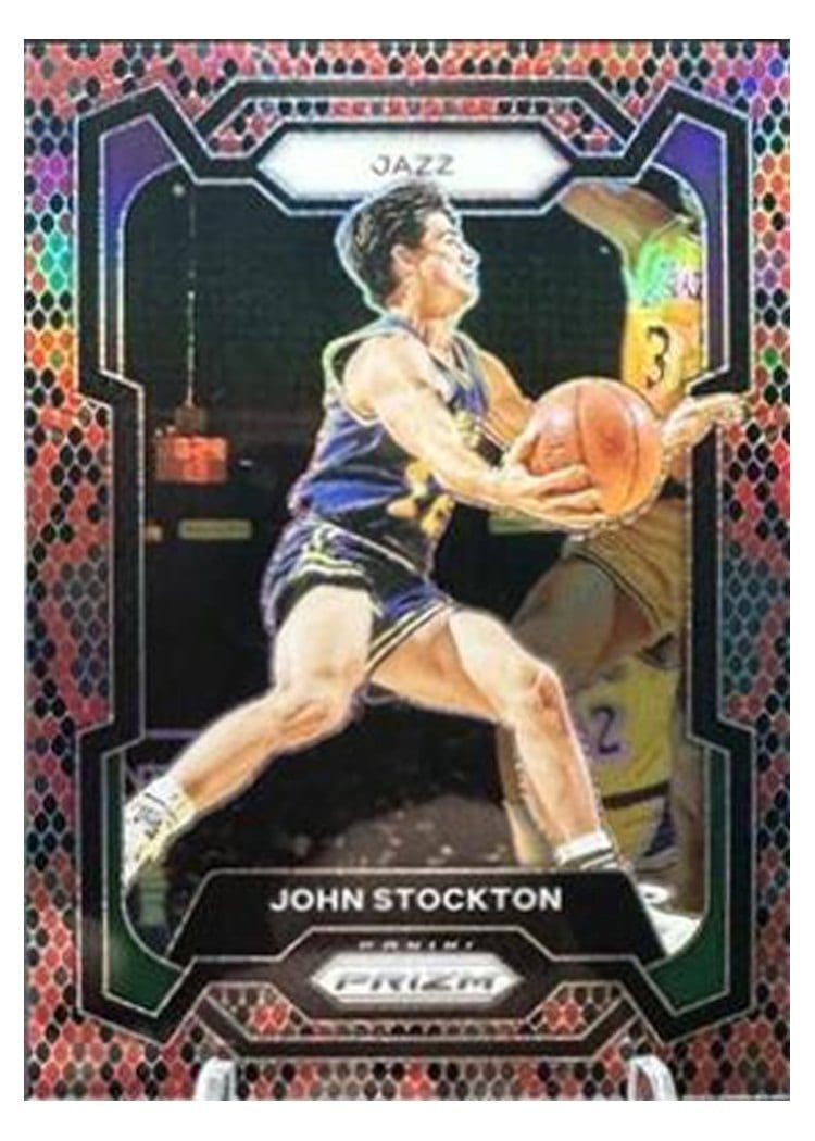 2023-24 Panini Prizm Base Set John Stockton #198 card
