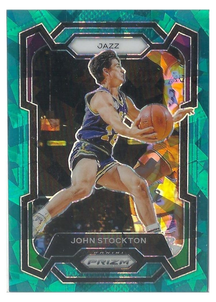 2023-24 Panini Prizm Base Set John Stockton #198 card