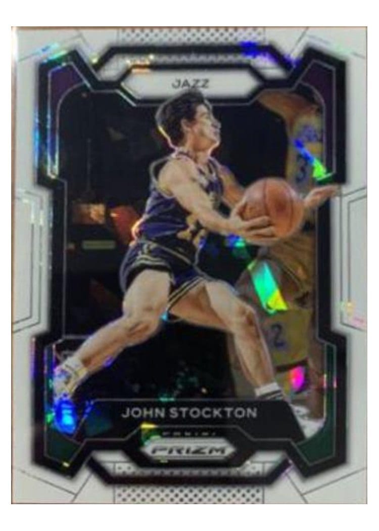 2023-24 Panini Prizm Base Set John Stockton #198 card